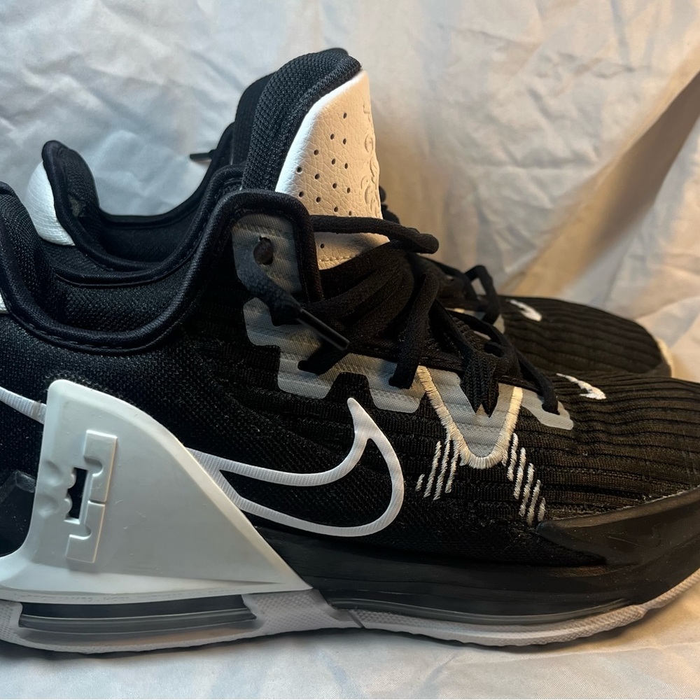 Kids Black and White Athletic Shoes